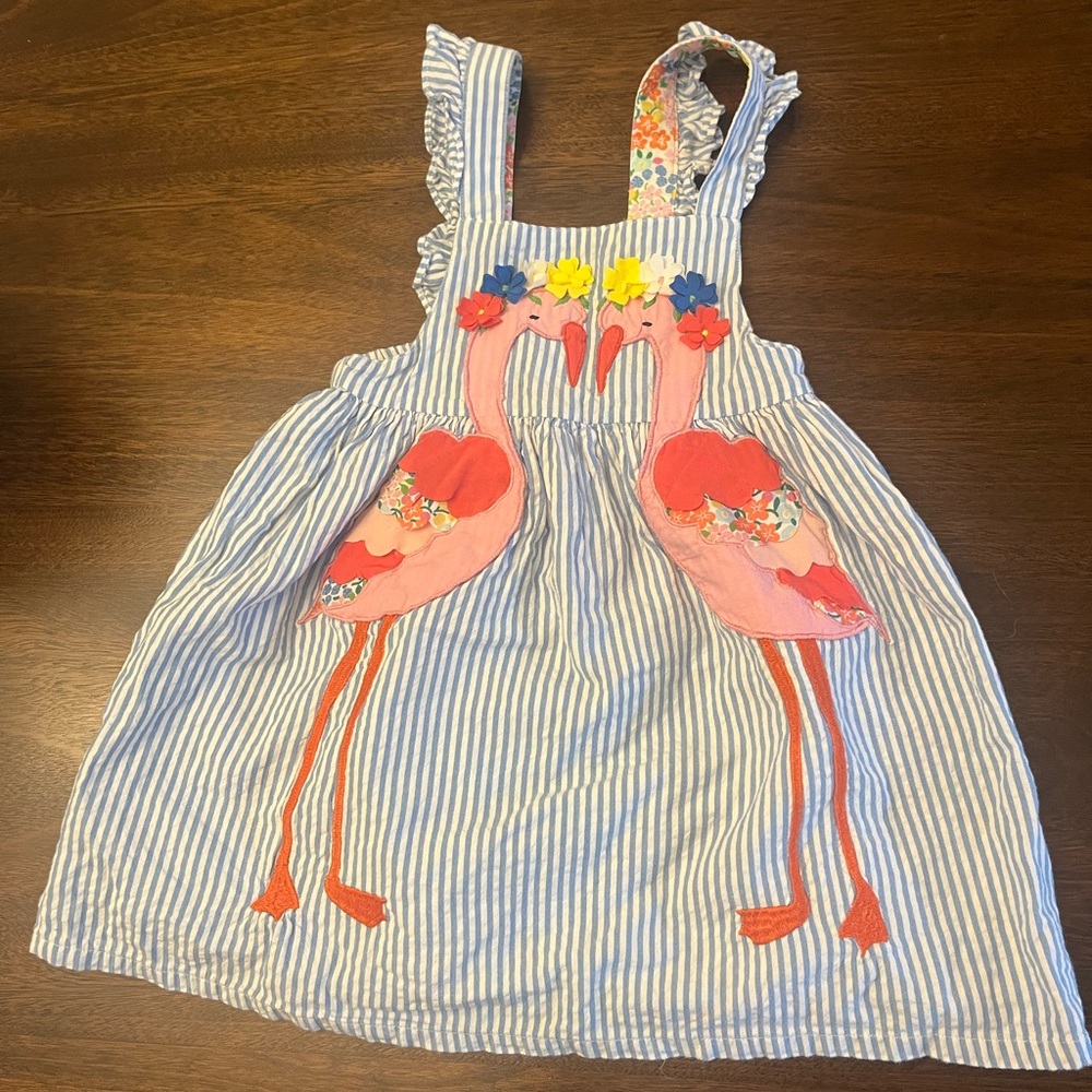 Baby Boden Flamingo Pinnie